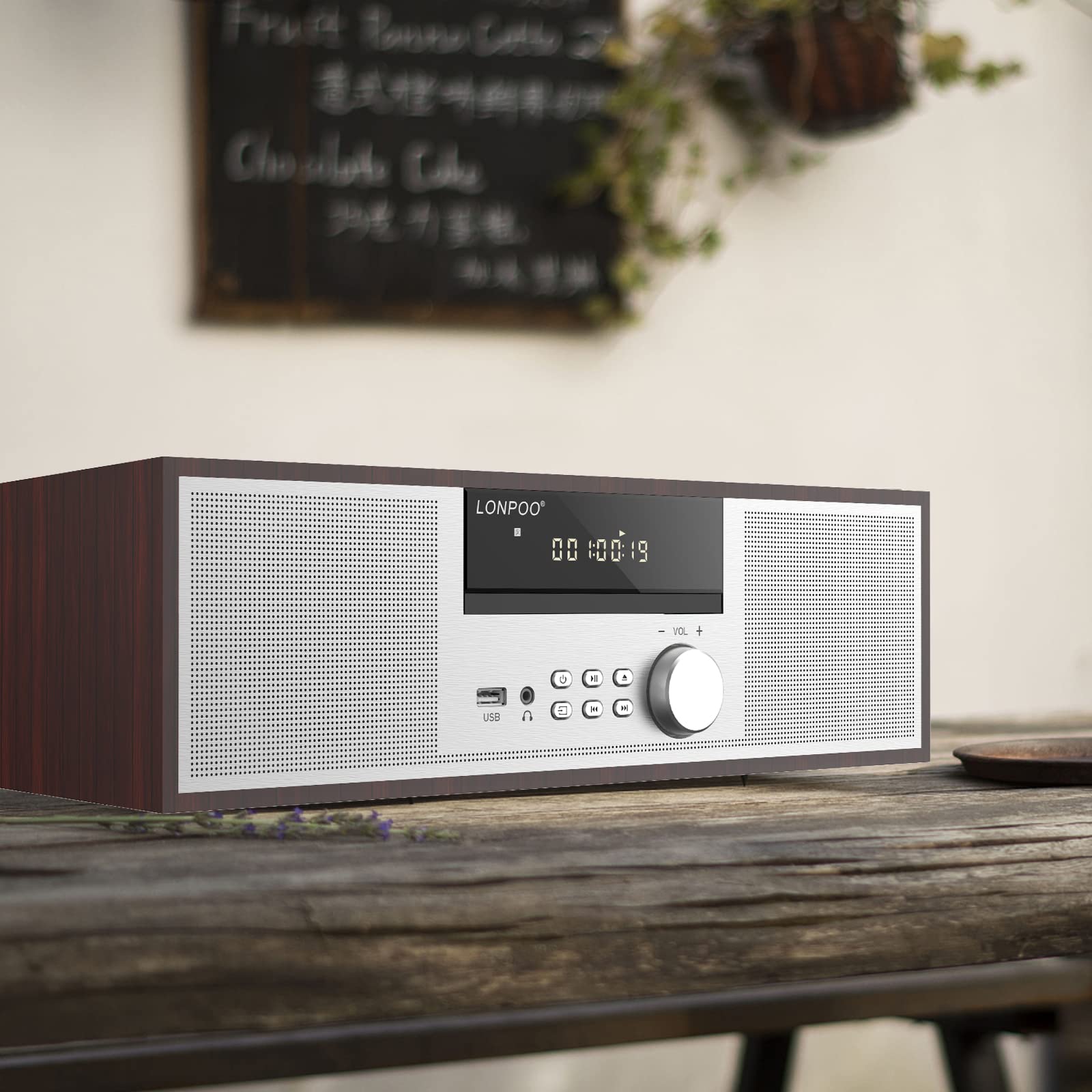 Amazon.com: Compact System Micro HiFi System, CD Stereo System, 40